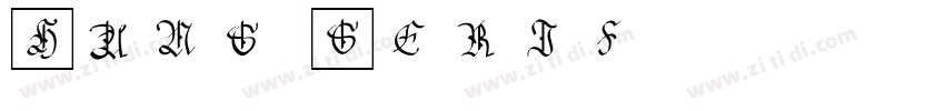 Hans Serif字体转换
